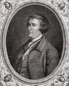 Edmund Burke, Louis Blanc (1811-82) "Histoire de la Revolution Francaise" című művéből alkotó: French School