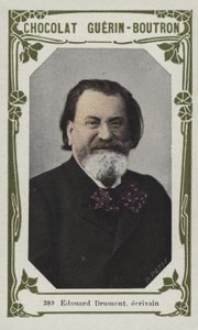 Edouard Drumont, ecrivain (színes fotó) alkotó: French School