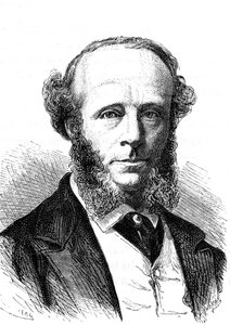 Edward Orange Wildman WITEHOUSE (1816-1890), angol villamosmérnök a transzatlanti távírókábelen. Metszet 1868 alkotó: French School
