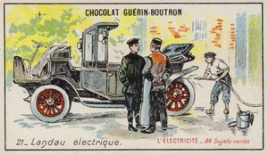 Elektromos Landau (chromolitho) alkotó: French School