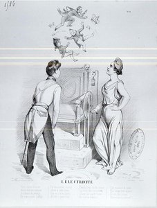 Villany, az 1848-as forradalom karikatúrája alkotó: French School