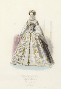 Ausztriai Erzsébet, IX. Károly francia felesége alkotó: French School