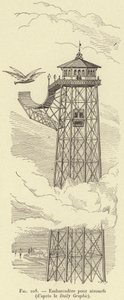 Dokk repülőgépekhez (a Daily Graphic-ból) (metszet) alkotó: French School
