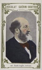 Emile Augier, író (színes fotó) alkotó: French School
