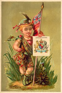 Anglia (chromolitho) alkotó: French School