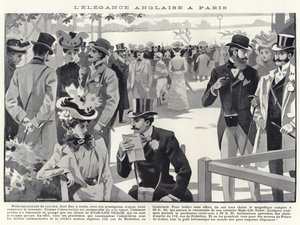Angol elegancia Párizsban alkotó: French School