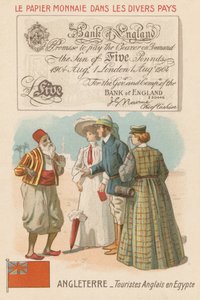 Angol turisták Egyiptomban alkotó: French School