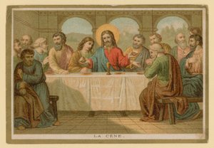 Epizód Jézus Krisztus életében (chromolitho) alkotó: French School