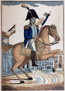 Marie Joseph Gilbert tábornok, Motie Motier lovas portréja, Lafayette márki (1757-1834) (La Fayette), a francia nemzeti gárda főparancsnoka alkotó: French School