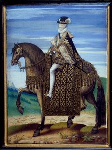 IV. Henrik (1553-1610) lovas portréja alkotó: French School