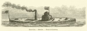 Egyesült Államok, monitor (metszet) alkotó: French School