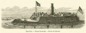 Egyesült Államok, New Ironsides (metszet) alkotó: French School