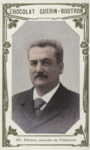 Etienne belügyminiszter (színes fotó) alkotó: French School