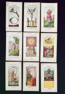 Etteilla Tarot kártyák alkotó: French School