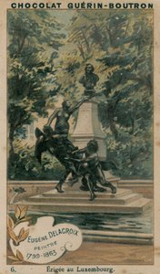 Eugene Delacroix, festő, 1799-1863, felállított Luxembourgban alkotó: French School