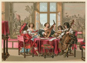 Európa XVII. századi jelmeze alkotó: French School