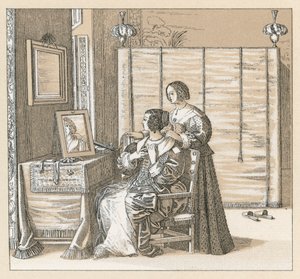 Európa XVII. századi jelmeze alkotó: French School