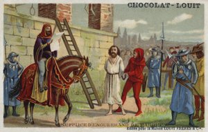Enguerrand de Marigny, IV. Fülöp francia főminiszter kivégzése 1315-ben alkotó: French School