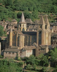 Külső nézet, Odolric apát kezdte meg 1050 körül alkotó: French School
