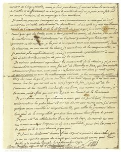 XVI. Lajos francia végrendeletének fakszimile alkotó: French School