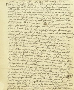 Marie Antoinette végrendeletének fakszimile alkotó: French School