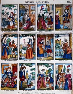Tündértörténetek, 1840 körül (színes litó) alkotó: French School