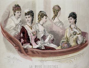 Fashion Women – a „” Fashion Illustrated” című részben, sd. 2. fele 19. század. alkotó: French School