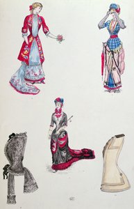 Divat 1880-ban alkotó: French School