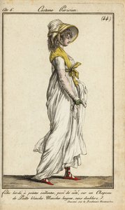 Divatos nő a Blvd. Montmartre alkotó: French School