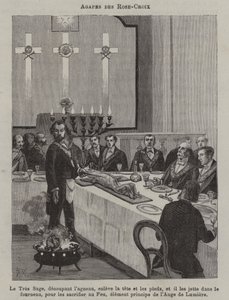 A Rose Croix ünnepe (metszet) alkotó: French School