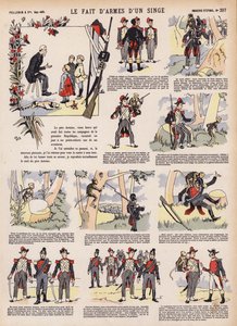 Egy majom karjai (színes litho) alkotó: French School
