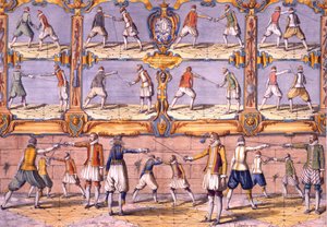 Vívás, Girard Thibault Academie de lEspée-ből, 1630-ban alkotó: French School