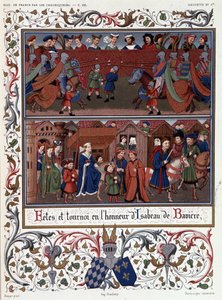 Fesztiválok és versenyek a bajor Isabeau (Isabelle, Elisabeth) tiszteletére (1371-1435) alkotó: French School