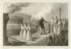 Föderáció ünnepe, 1790. július 14 alkotó: French School