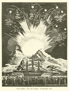 Tűzijáték, a Birodalom alatt lőtt, 1804. december 16 alkotó: French School
