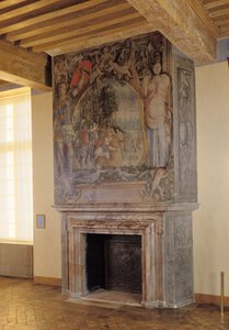 Kandalló a királyi kamrában alkotó: French School