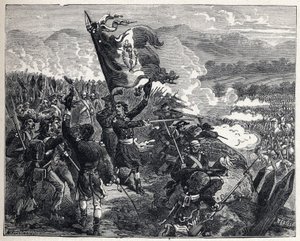Első koalíció: Antoine Guillaume (Antoine-Guillaume) Rampon ezredes (1759-1842) a montenotte-i csatában április 12-én alkotó: French School