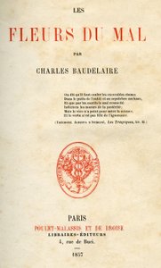 Charles Baudelaire Les Fleurs du Mal első kiadása alkotó: French School