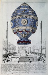 Pilâtre de Rozier első emberi repülése 1783. november 21-én alkotó: French School