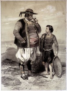 Douarnenez-i halászok, 1855 körül alkotó: French School
