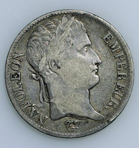 Ötfrankos érme Napóleon fejével (1769-1821) 1811 (recto)
