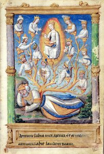 Fol.11r Jesse fája, a Heures a l