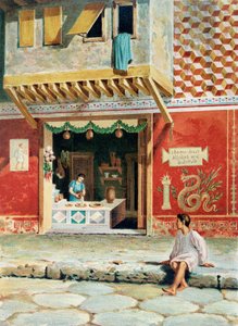 Élelmiszerbolt, Pompei alkotó: French School