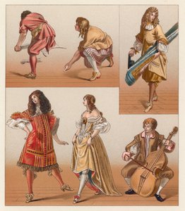 Franciaország XVII. századi jelmez alkotó: French School