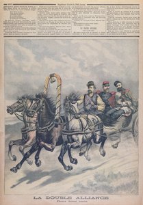 Francia-Orosz Szövetség, illusztráció a le Petit Journalból, 1893 alkotó: French School