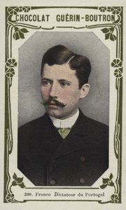 Franco, Portugália diktátora (színes fotó) alkotó: French School