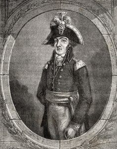 Francois Hanriot, Louis Blanc (1811-82) "Histoire de la Revolution Francaise" című művéből alkotó: French School