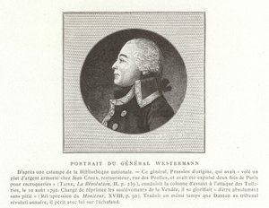 Francois Joseph Westermann francia politikus és a francia függetlenségi háború tábornoka alkotó: French School
