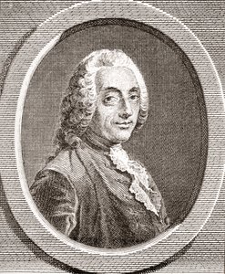 François-Augustin de Paradis de Moncrif, 1687-1770. francia író és költő. Az 1908-ban megjelent Les Heures Libresből. alkotó: French School