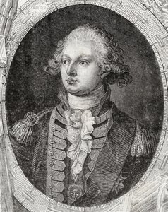 Frederick Augustus, York és Albany hercege, Louis Blanc (1811-82) "Histoire de la Revolution Francaise" című művéből alkotó: French School